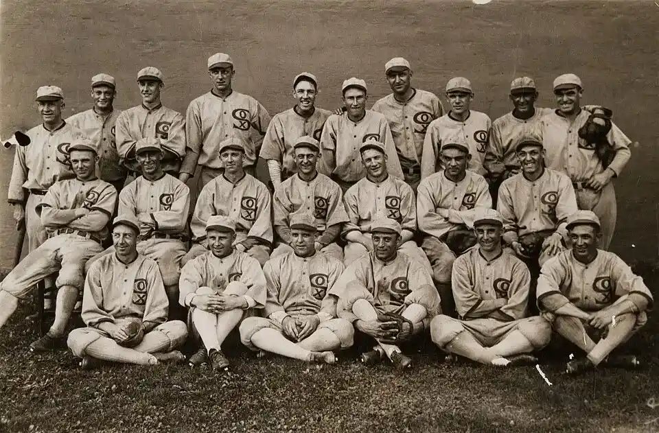 The 1919 Chicago White Sox team photograph